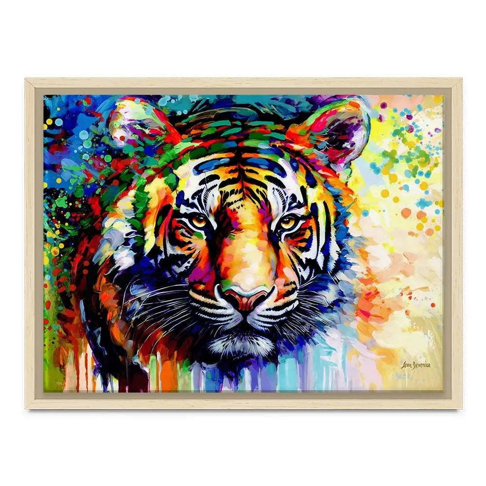 Tiger's Gaze Canvas Print Tiger's Gaze Canvas Print wall art product Leon Devenice