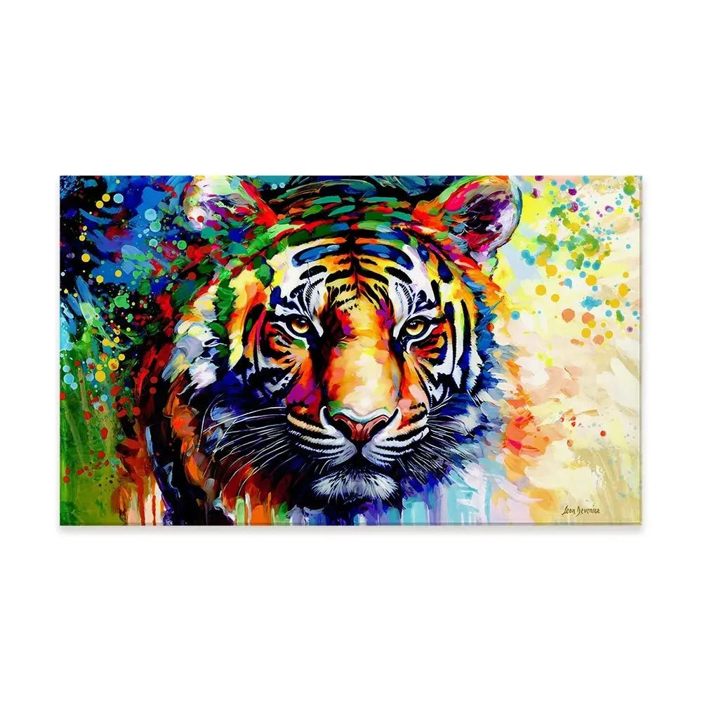 Tiger's Gaze Canvas Print Tiger's Gaze Canvas Print wall art product Leon Devenice