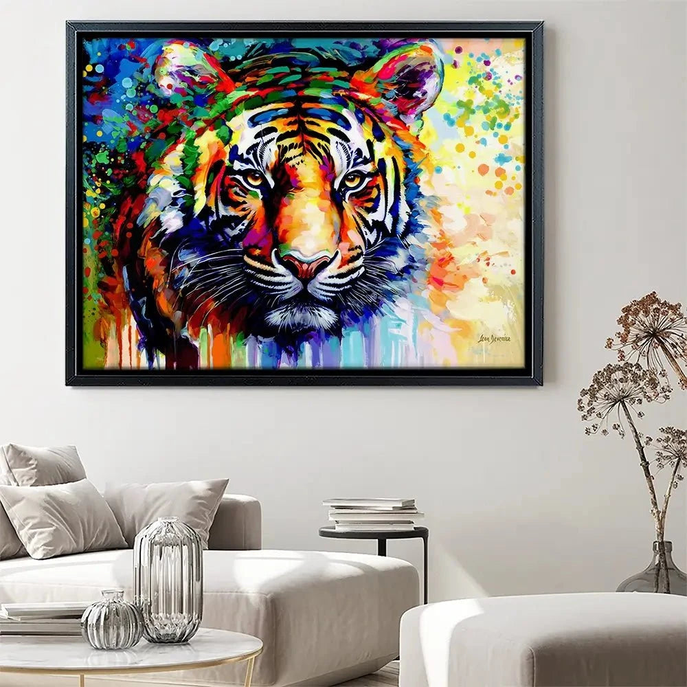 Tiger's Gaze Canvas Print Tiger's Gaze Canvas Print wall art product Leon Devenice