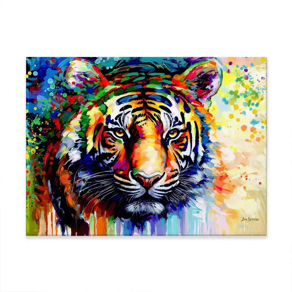 Tiger's Gaze Canvas Print Tiger's Gaze Canvas Print wall art product Leon Devenice