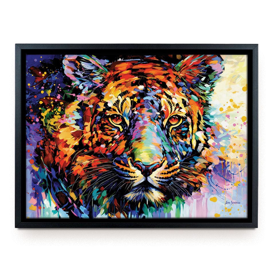 Tiger's Wild Wonder Canvas Print wall art product Leon Devenice