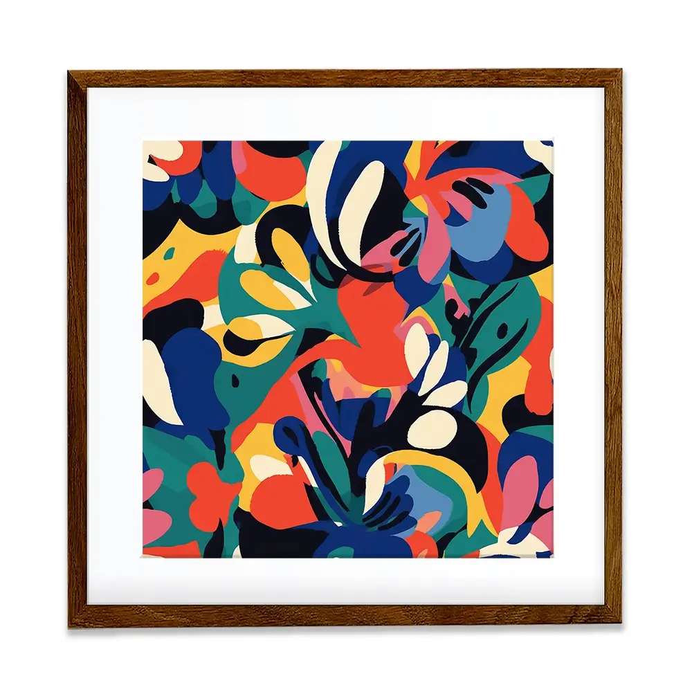 Tile 123 Square Framed Art Print Tile 123 Square Framed Art Print wall art product Treechild