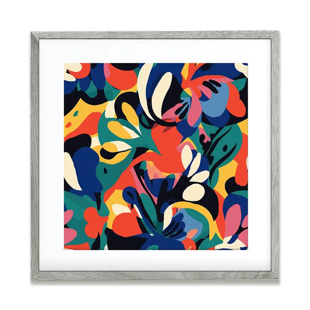 Tile 123 Square Framed Art Print Tile 123 Square Framed Art Print wall art product Treechild