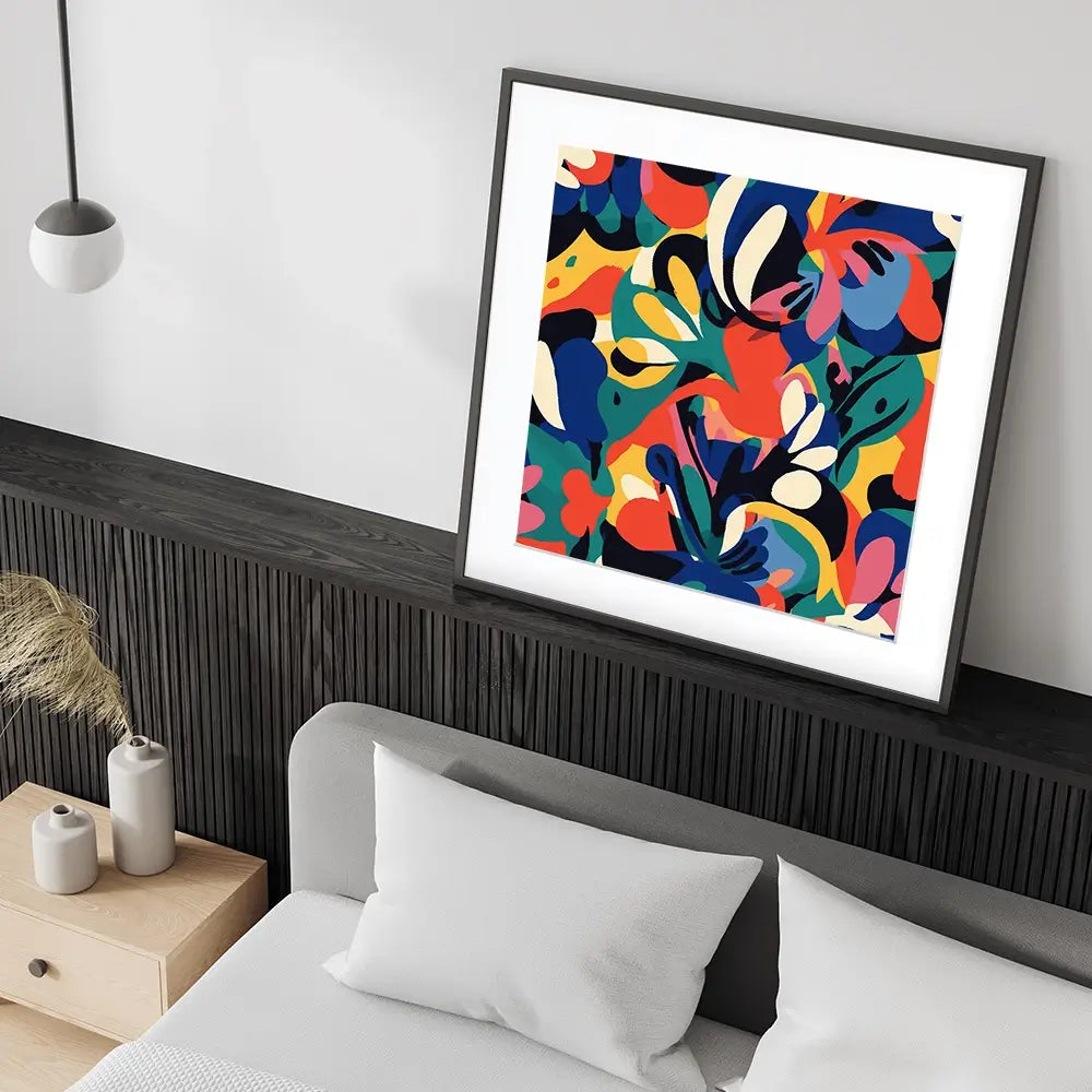 Tile 123 Square Framed Art Print Tile 123 Square Framed Art Print wall art product Treechild