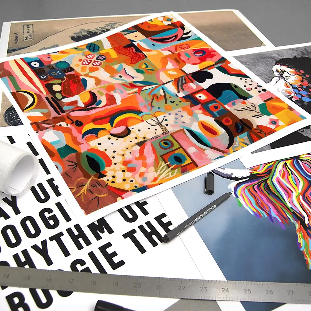 Tile 124 Square Art Print Tile 124 Square Art Print wall art product Treechild