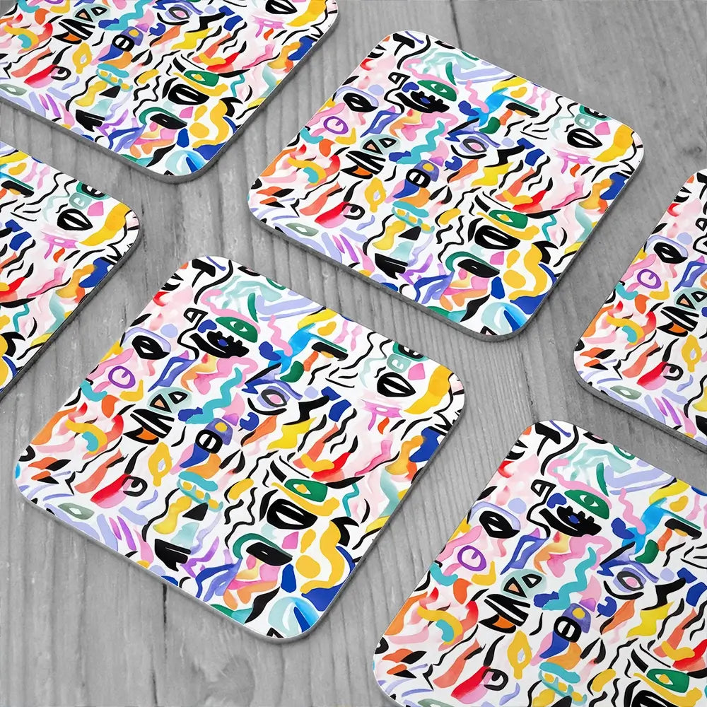 Tile 144 Coaster Set Tile 144 Coaster Set wall art product Treechild