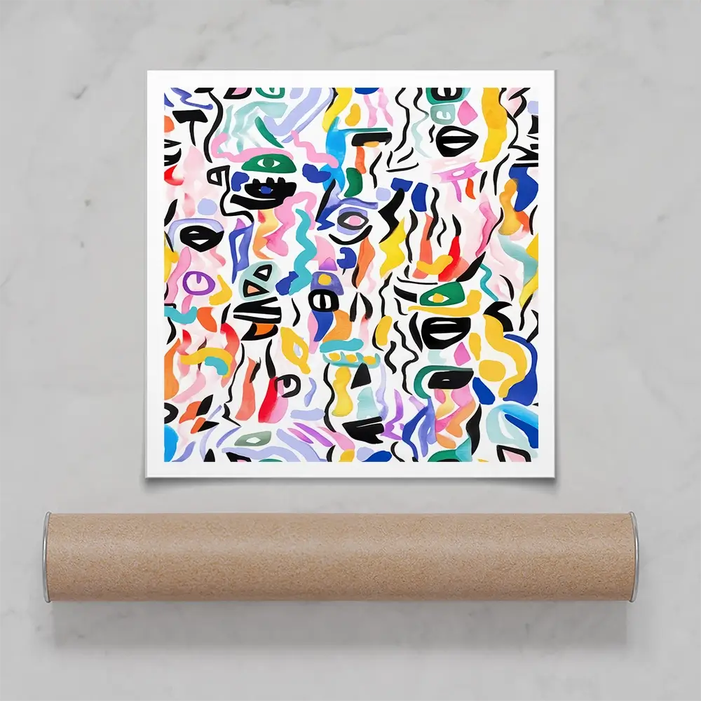 Tile 144 Square Art Print Tile 144 Square Art Print wall art product Treechild