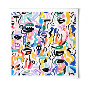 Tile 144 Square Art Print Tile 144 Square Art Print wall art product Treechild