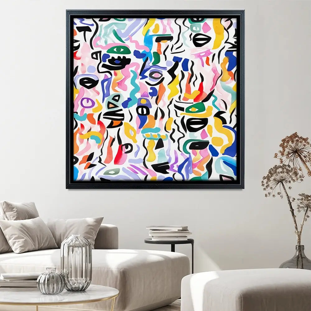 Tile 144 Square Canvas Print Tile 144 Square Canvas Print wall art product Treechild