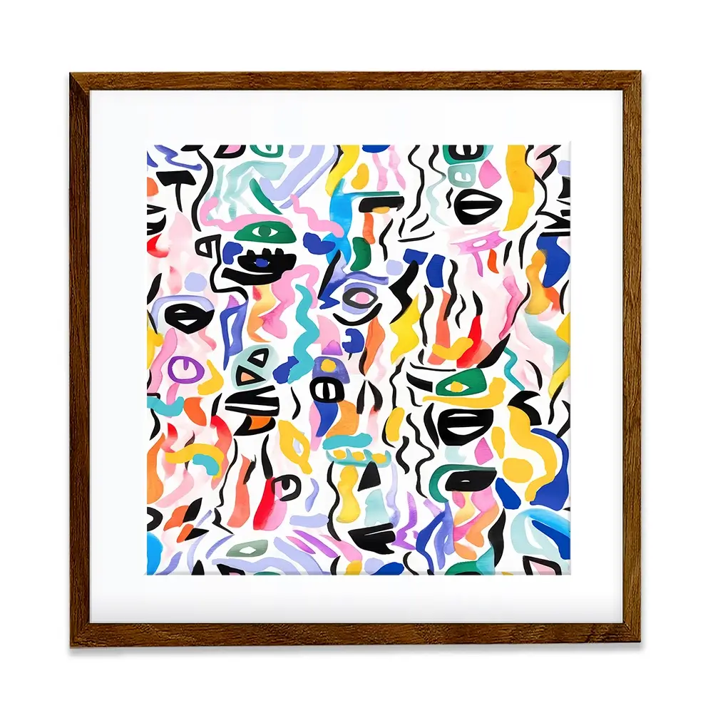 Tile 144 Square Framed Art Print Tile 144 Square Framed Art Print wall art product Treechild