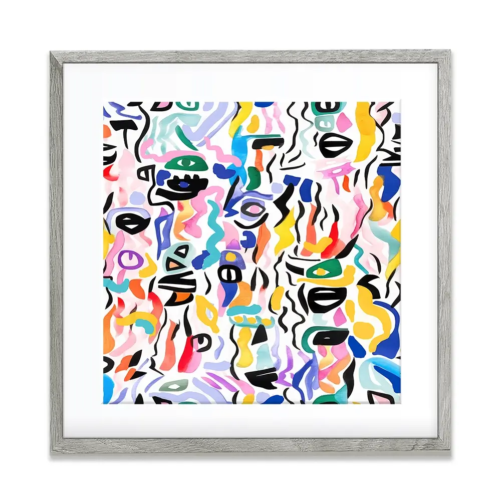 Tile 144 Square Framed Art Print Tile 144 Square Framed Art Print wall art product Treechild