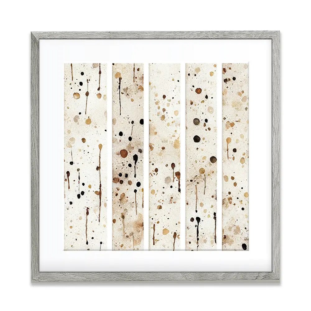 Tile Splatter Square Framed Art Print Tile Splatter Square Framed Art Print wall art product Treechild
