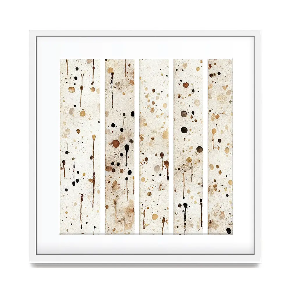 Tile Splatter Square Framed Art Print Tile Splatter Square Framed Art Print wall art product Treechild