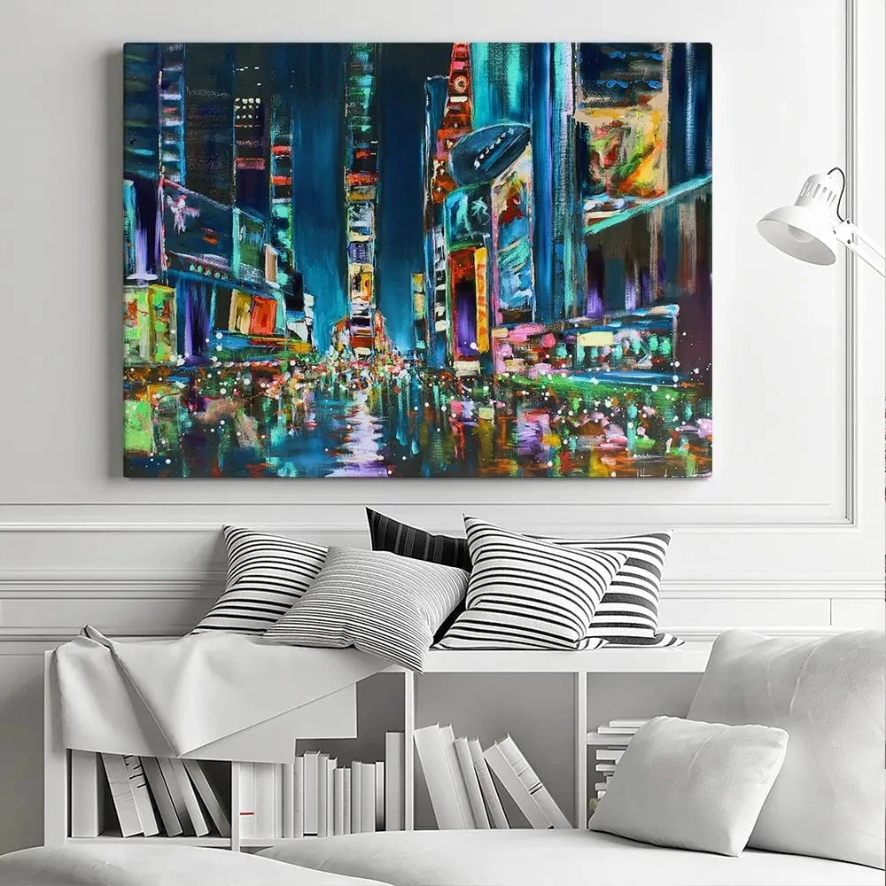 Times Square Delight Canvas Print Times Square Delight Canvas Print wall art product Studio Paint-Ing