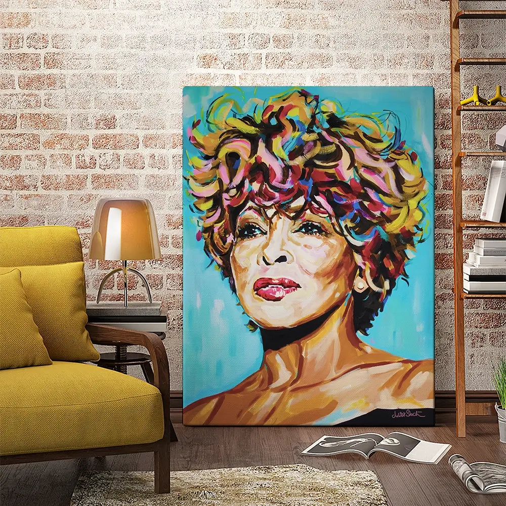 Tina Turner The Best Canvas Print Tina Turner The Best Canvas Print wall art product Juliet Stockton