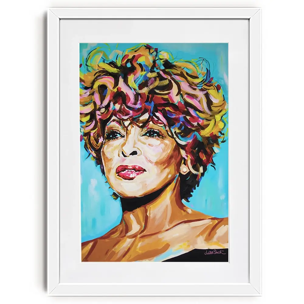 Tina Turner The Best Framed Art Print Tina Turner The Best Framed Art Print wall art product Juliet Stockton