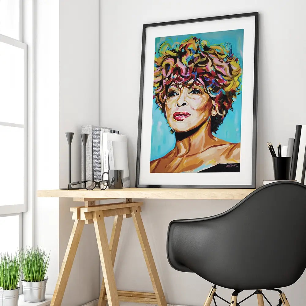 Tina Turner The Best Framed Art Print Tina Turner The Best Framed Art Print wall art product Juliet Stockton