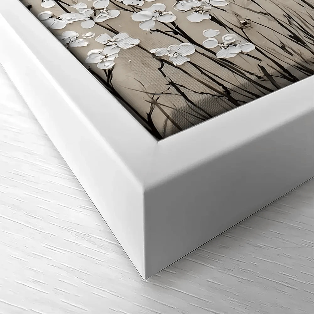 Tiny Ivory Flowers Canvas Print Tiny Ivory Flowers Canvas Print wall art product Franklyn Gregory - Independent