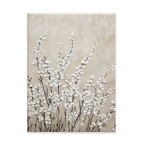 Tiny Ivory Flowers Canvas Print Tiny Ivory Flowers Canvas Print wall art product Franklyn Gregory - Independent