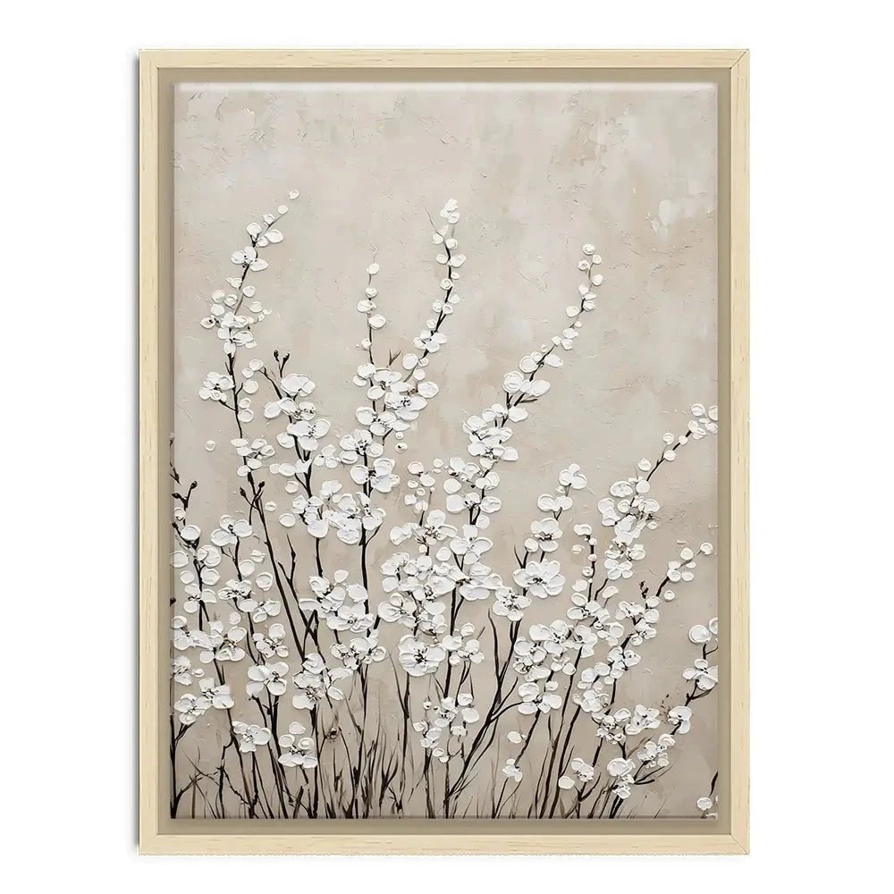 Tiny Ivory Flowers Canvas Print Tiny Ivory Flowers Canvas Print wall art product Franklyn Gregory - Independent