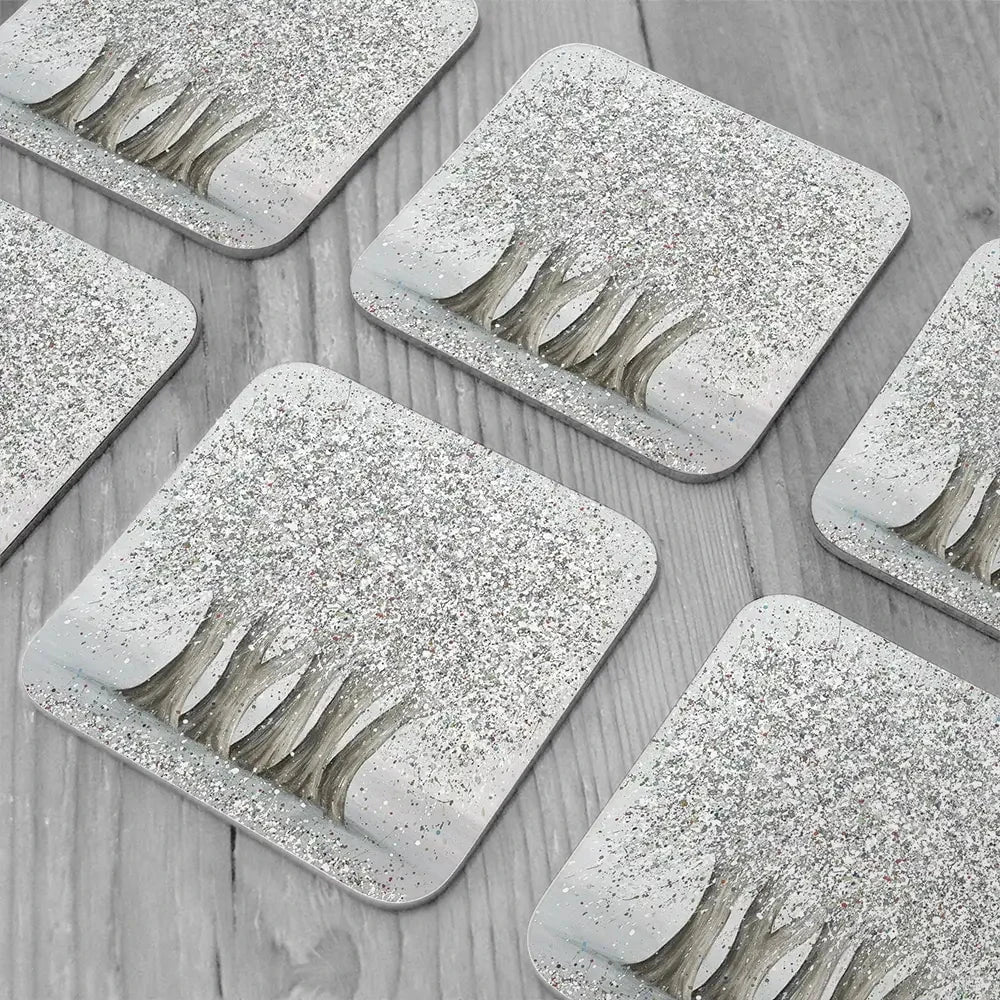 Together In Love Coaster Set Rainbow Soul Tree Coaster Set | Rainbow Soul Tree Art Coasters wall art product Jo Gough