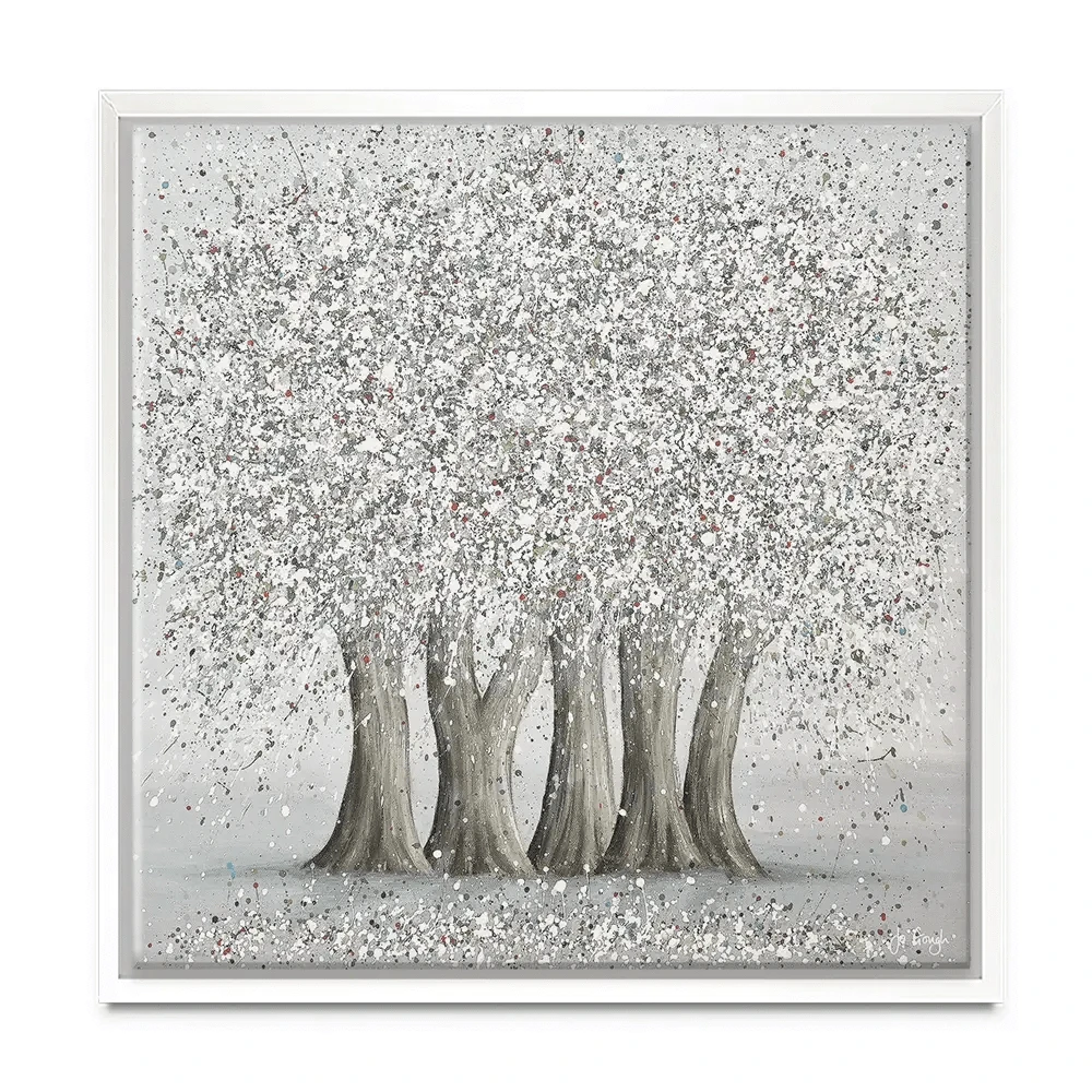 Together In Love Square Canvas Print Together In Love Square Canvas Print wall art product Jo Gough