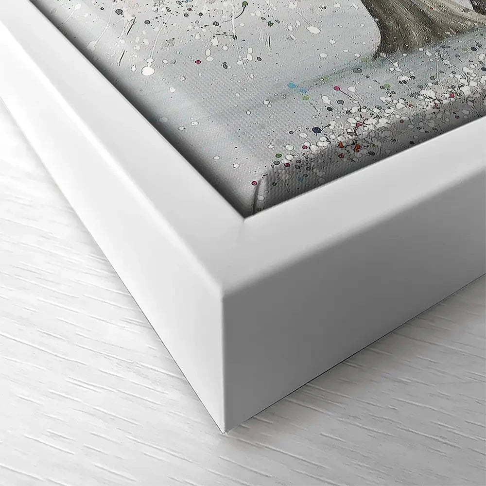 Together In Love Square Canvas Print Together In Love Square Canvas Print wall art product Jo Gough