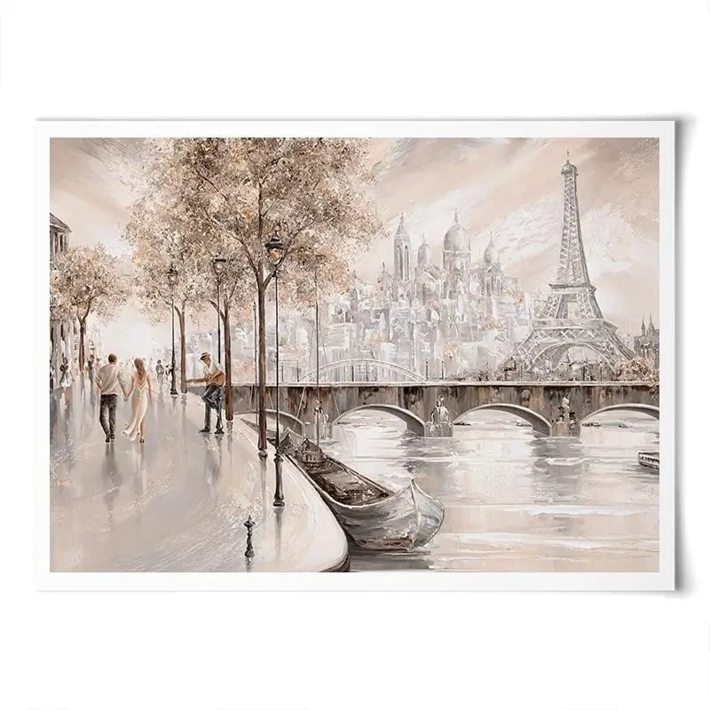 Together In Paris Art Print Together In Paris Art Print wall art product Isabella Karolewicz