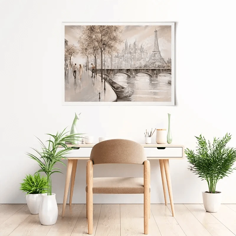 Together In Paris Art Print Together In Paris Art Print wall art product Isabella Karolewicz