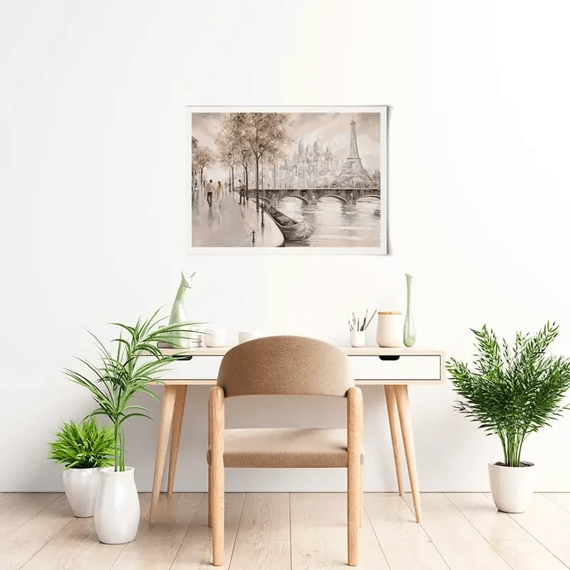 Together In Paris Art Print Together In Paris Art Print wall art product Isabella Karolewicz