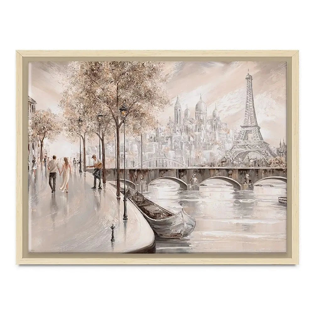 Together In Paris Canvas Print Together In Paris Canvas Print wall art product Isabella Karolewicz