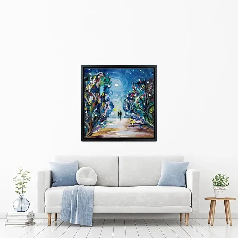 Together Under The Stars Canvas Print Together Under The Stars Canvas Print wall art product Ekaterina Ermilkina