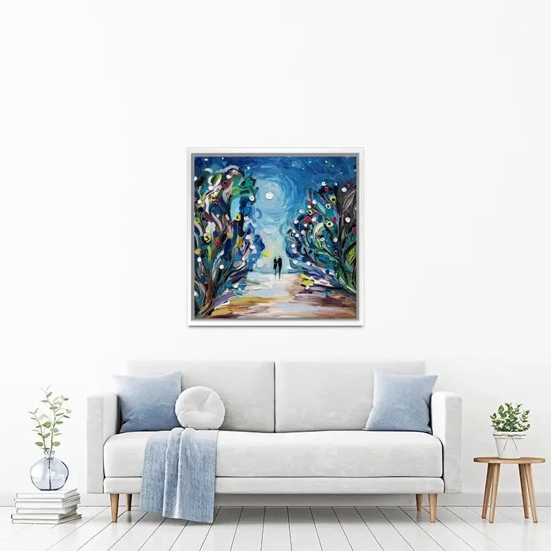 Together Under The Stars Canvas Print Together Under The Stars Canvas Print wall art product Ekaterina Ermilkina