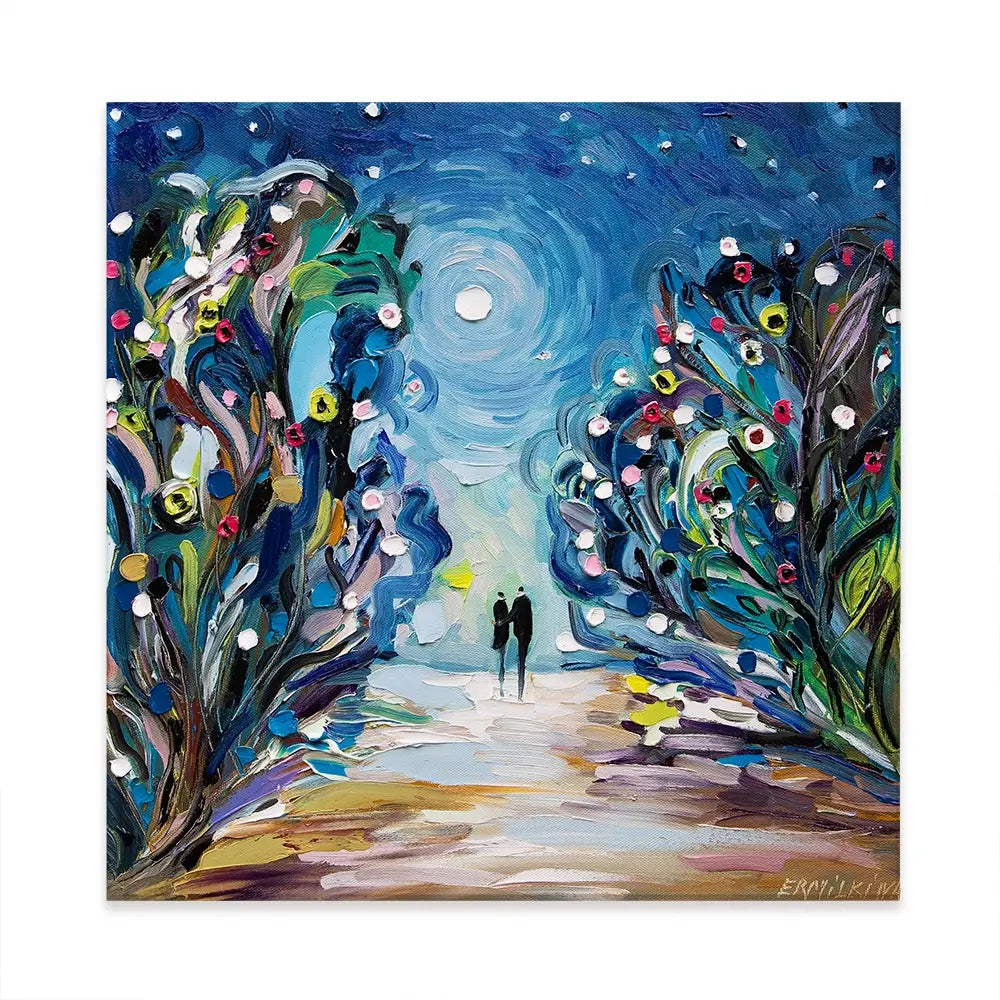 Together Under The Stars Canvas Print
