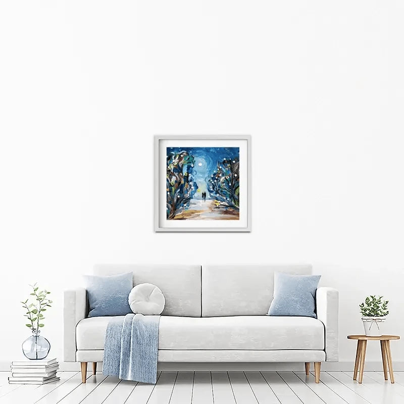 Together Under The Stars Framed Art Print Together Under The Stars Framed Art Print wall art product Ekaterina Ermilkina