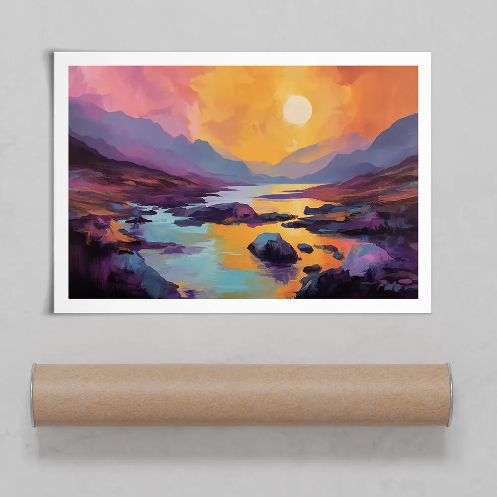 Torridon Dusk Art Print Torridon Dusk Art Print wall art product David Alexander Elder