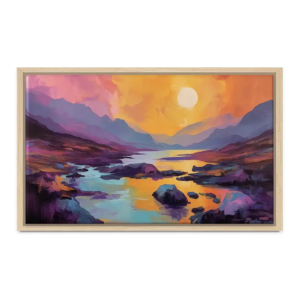 Torridon Dusk Canvas Print Torridon Dusk Canvas Print wall art product David Alexander Elder