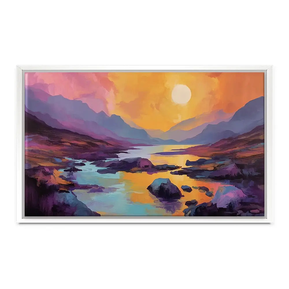 Torridon Dusk Canvas Print Torridon Dusk Canvas Print wall art product David Alexander Elder