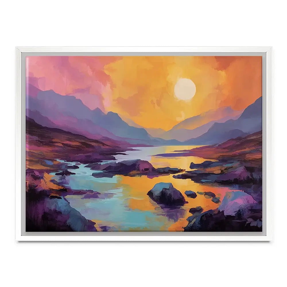 Torridon Dusk Canvas Print Torridon Dusk Canvas Print wall art product David Alexander Elder