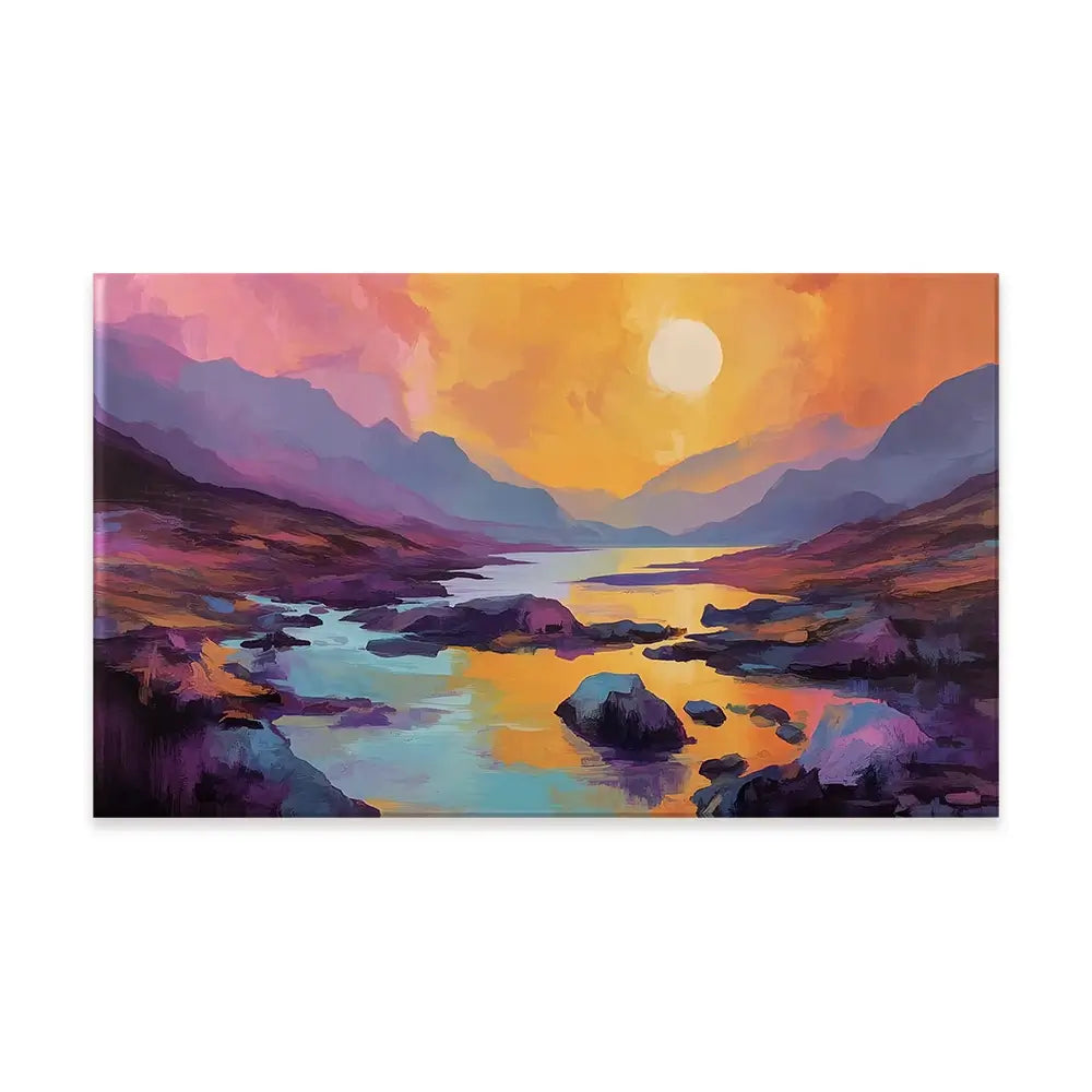 Torridon Dusk Canvas Print Torridon Dusk Canvas Print wall art product David Alexander Elder