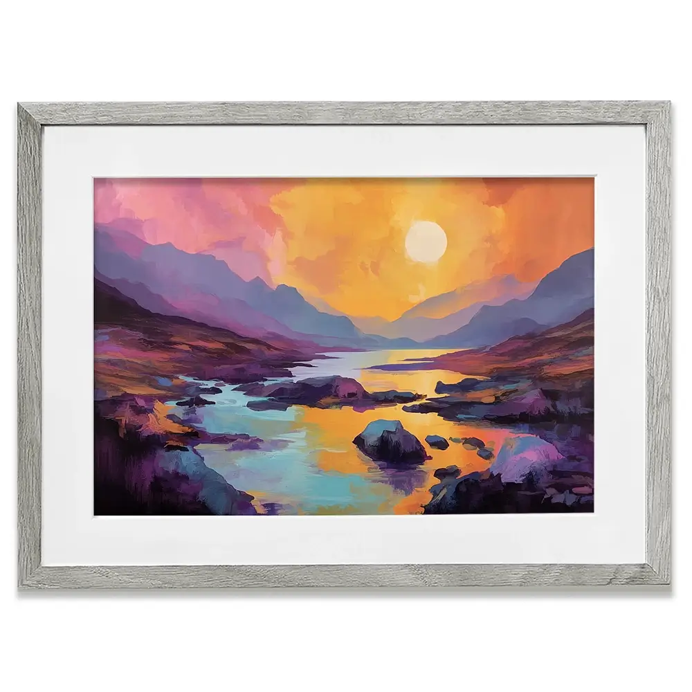 Torridon Dusk Framed Art Print Torridon Dusk Framed Art Print wall art product David Alexander Elder