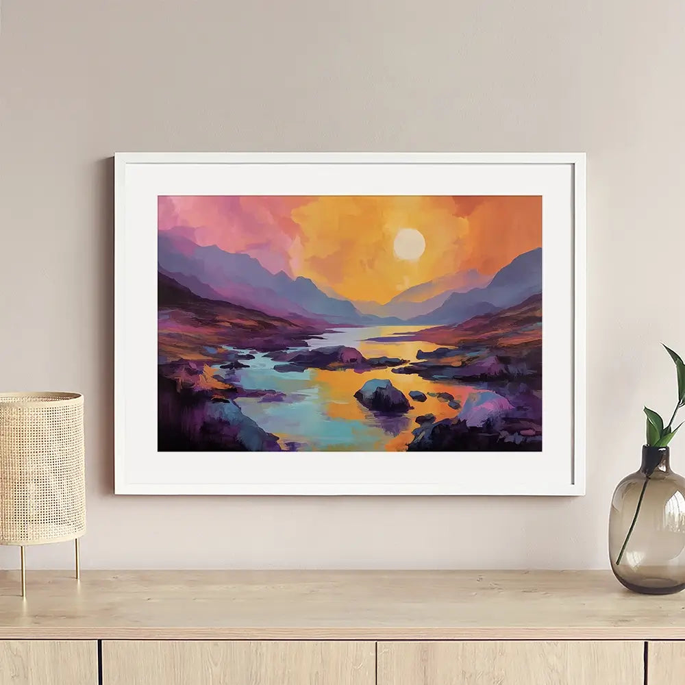 Torridon Dusk Framed Art Print Torridon Dusk Framed Art Print wall art product David Alexander Elder