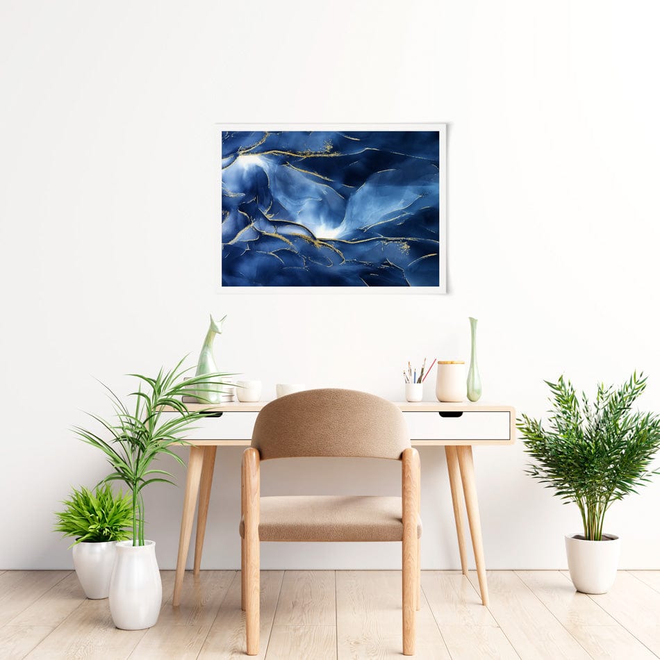 Totally Blue Art Print wall art product Tim Kats / Shutterstock