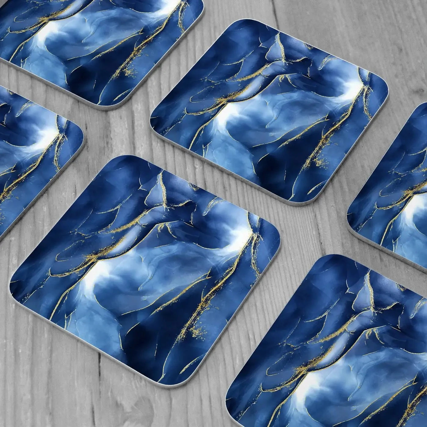 Totally Blue Coaster Set Rainbow Soul Tree Coaster Set | Rainbow Soul Tree Art Coasters wall art product Tim Kats / Shutterstock