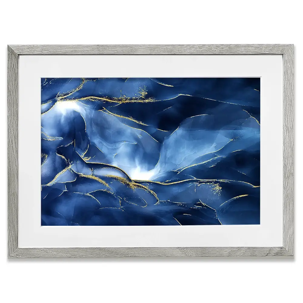 Totally Blue Framed Art Print Totally Blue Framed Art Print wall art product Tim Kats / Shutterstock