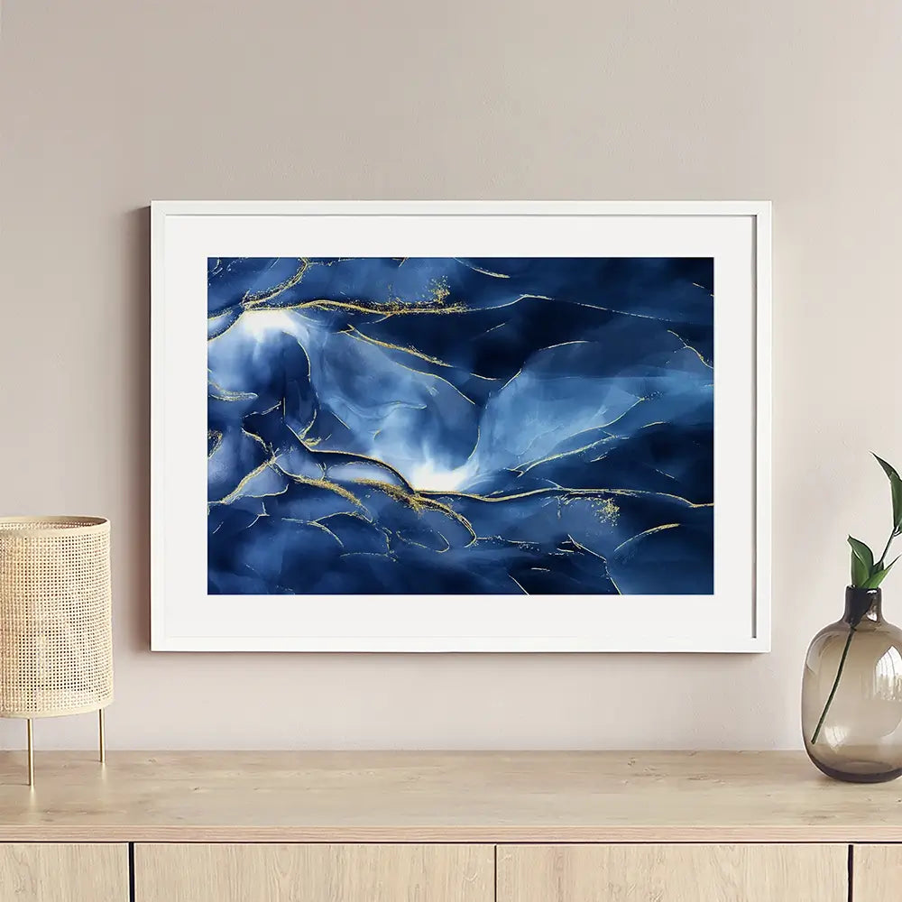 Totally Blue Framed Art Print Totally Blue Framed Art Print wall art product Tim Kats / Shutterstock