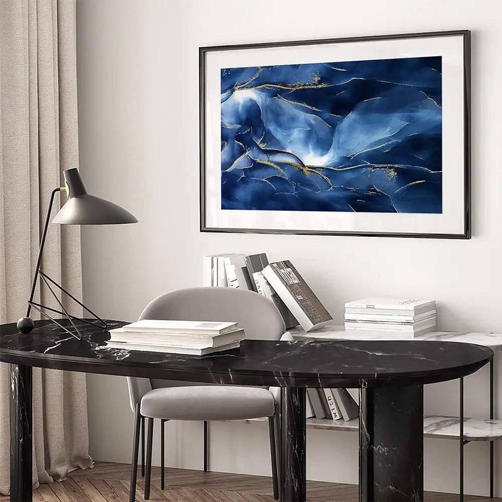 Totally Blue Framed Art Print Totally Blue Framed Art Print wall art product Tim Kats / Shutterstock