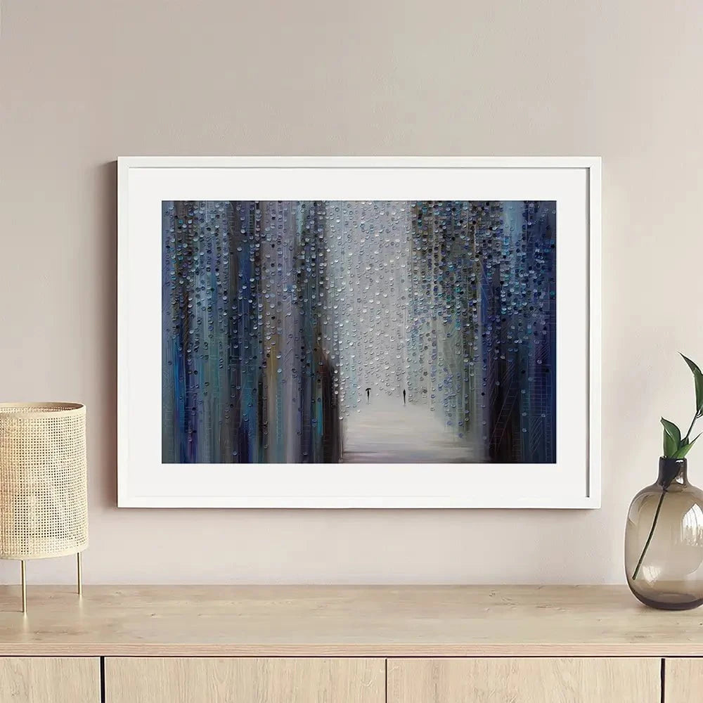 Touch Of The Rain Framed Art Print Touch Of The Rain Framed Art Print wall art product Ekaterina Ermilkina