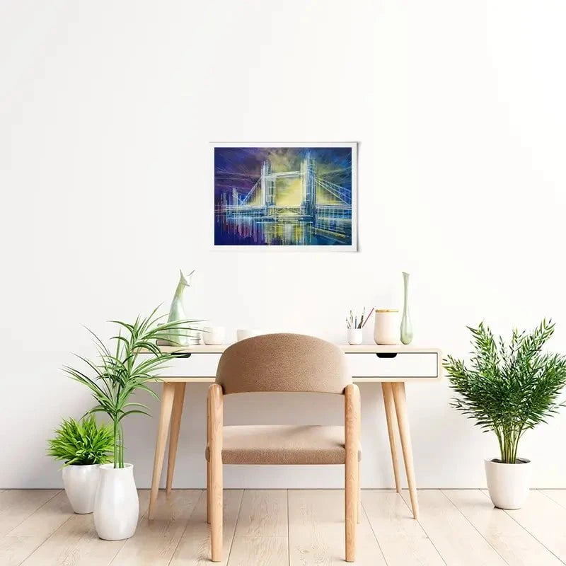 Tower Bridge At Midnight Art Print Tower Bridge At Midnight Art Print wall art product Marc Todd - Independent