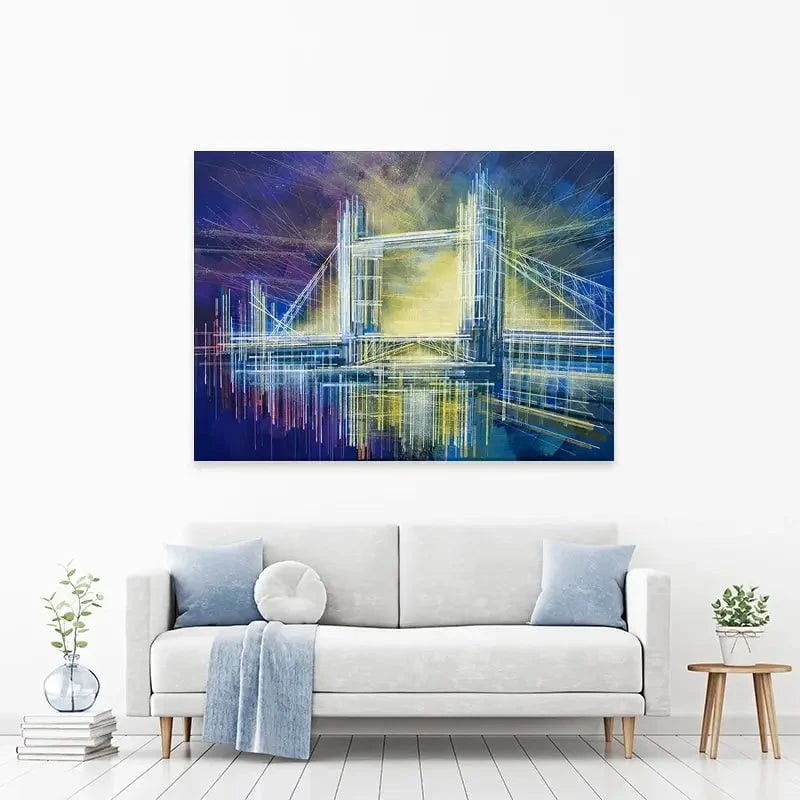 Tower Bridge At Midnight Canvas Print Tower Bridge At Midnight Canvas Print wall art product Marc Todd - Independent
